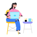 پیش‌نمایش فایل young-girl-doing-working-on-laptop-8856203 از پک افراد