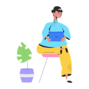 پیش‌نمایش فایل young-man-working-on-tablet-8856192 از پک افراد
