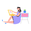 پیش‌نمایش فایل young-woman-doing-online-job-8856189 از پک افراد