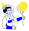 پیش‌نمایش فایل astronaut-birthday-8856641 از پک فضانورد