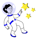 پیش‌نمایش فایل space-astronaut-8856630 از پک فضانورد