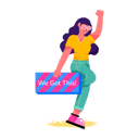 پیش‌نمایش فایل happy-girl-9106501 از پک غرور / افتخار