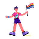 پیش‌نمایش فایل pride-flag-9106489 از پک غرور / افتخار