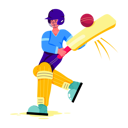 پیش‌نمایش فایل cricketer-9106303 از پک ورزشی