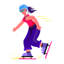 پیش‌نمایش فایل ice-skater-9106298 از پک ورزشی