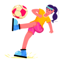 پیش‌نمایش فایل kick-football-9106312 از پک ورزشی