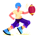 پیش‌نمایش فایل rugby-player-9106301 از پک ورزشی