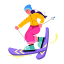 پیش‌نمایش فایل skier-9106299 از پک ورزشی