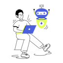 پیش‌نمایش فایل man-developing-robot-assistant-9111516 از پک هوش مصنوعی (AI)