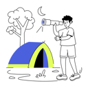 پیش‌نمایش فایل boy-looking-though-binocular-9113106 از پک کمپینگ
