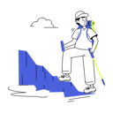پیش‌نمایش فایل man-exploring-mountains-9113078 از پک کمپینگ