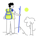پیش‌نمایش فایل man-exploring-mountains-9113110 از پک کمپینگ