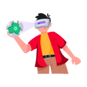 پیش‌نمایش فایل blind-boy-using-robotic-vision-9139575 از پک ربات