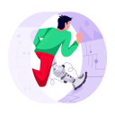 پیش‌نمایش فایل man-with-robotic-leg-running-9139582 از پک ربات