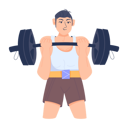 پیش‌نمایش فایل boy-exercise-with-dumbbell-for-arms-9264307 از پک فعالیت روزانه