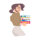 پیش‌نمایش فایل girl-carrying-books-9264328 از پک فعالیت روزانه