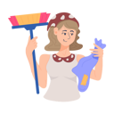 پیش‌نمایش فایل girl-doing-cleaning-service-9264326 از پک فعالیت روزانه