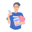 پیش‌نمایش فایل girl-doing-mobile-shopping-9264356 از پک فعالیت روزانه