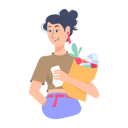 پیش‌نمایش فایل girl-have-grocery-list-9264351 از پک فعالیت روزانه