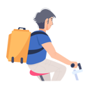 پیش‌نمایش فایل man-take-a-bicycle-tour-9264330 از پک فعالیت روزانه