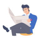 پیش‌نمایش فایل reading-newspaper-9264308 از پک فعالیت روزانه