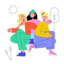 پیش‌نمایش فایل friends-group-9349469 از پک دوستان و مهمانی