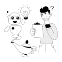 پیش‌نمایش فایل man-having-genie-robot-9309938 از پک ربات