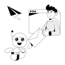 پیش‌نمایش فایل robot-assistant-send-mail-9309934 از پک ربات