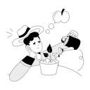 پیش‌نمایش فایل man-watering-plant-9673313 از پک مزرعه