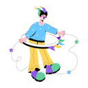 پیش‌نمایش فایل circus-clown-9696316 از پک دلقک