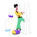 پیش‌نمایش فایل clown-headstand-9696299 از پک دلقک