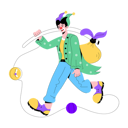 پیش‌نمایش فایل hobo-clown-9696334 از پک دلقک