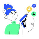 پیش‌نمایش فایل businesswoman-targeting-people-10623130 از پک شبکه‌سازی