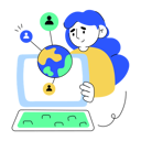پیش‌نمایش فایل girl-doing-global-networking-10623110 از پک شبکه‌سازی