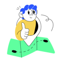 پیش‌نمایش فایل female-tourist-finding-location-10623012 از پک نقشه متحرک