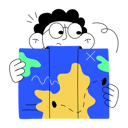 پیش‌نمایش فایل male-tourist-with-map-10623009 از پک نقشه متحرک