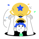 پیش‌نمایش فایل male-student-getting-trophy-10635094 از پک آموزش و پرورش