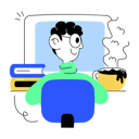 پیش‌نمایش فایل student-computer-10635123 از پک آموزش و پرورش