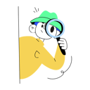 پیش‌نمایش فایل detective-with-magnifying-glass-10810361 از پک کارمند و حرفه