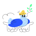 پیش‌نمایش فایل bird-sitting-peacefully-10893142 از پک روز جهانی صلح