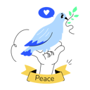 پیش‌نمایش فایل peace-bird-10893137 از پک روز جهانی صلح