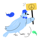 پیش‌نمایش فایل peace-protest-10893114 از پک روز جهانی صلح