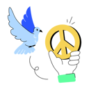 پیش‌نمایش فایل peace-symbol-10893135 از پک روز جهانی صلح