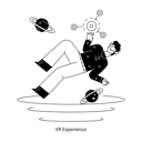 پیش‌نمایش فایل employee-experiencing-vr-technology-11740825 از پک واقعیت افزوده