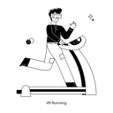پیش‌نمایش فایل man-experiencing-vr-running-11740808 از پک واقعیت افزوده