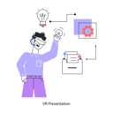 پیش‌نمایش فایل businessman-giving-vr-presentation-11740779 از پک واقعیت افزوده