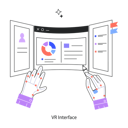 پیش‌نمایش فایل employee-exploring-vr-interface-11740787 از پک واقعیت افزوده