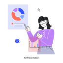 پیش‌نمایش فایل employee-giving-presentation-using-ar-technology-11740791 از پک واقعیت افزوده