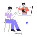 پیش‌نمایش فایل employees-attending-vr-meeting-11740802 از پک واقعیت افزوده