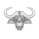 پیش‌نمایش فایل bull-1533298 از پک تصاویر وینتیج حیوانات